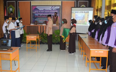 191 Siswa Baru MTs Serba Bakti Resmi Dikukuhkan